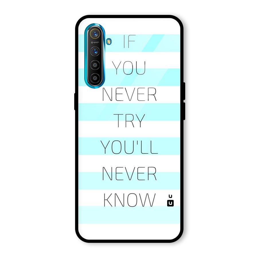 Try Know Glass Back Case for Realme X2