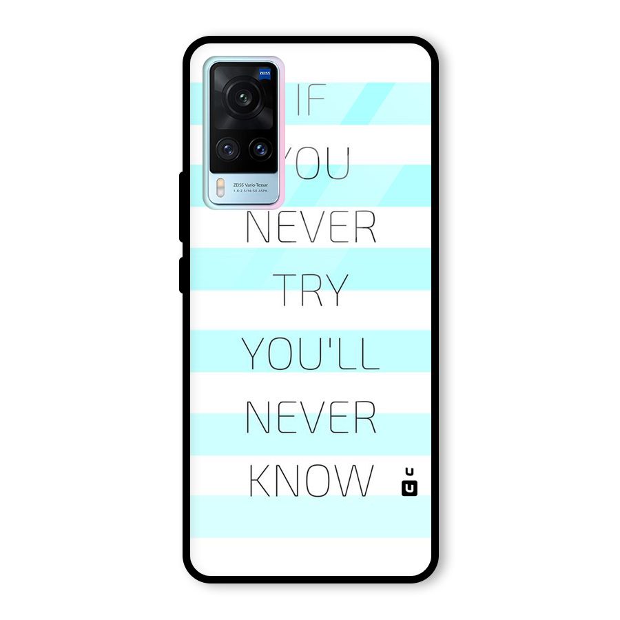 Try Know Glass Back Case for Vivo X60