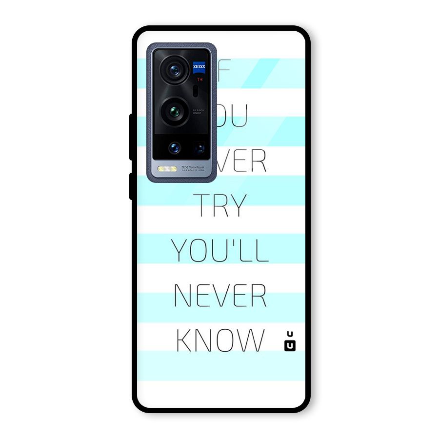 Try Know Glass Back Case for Vivo X60 Pro Plus