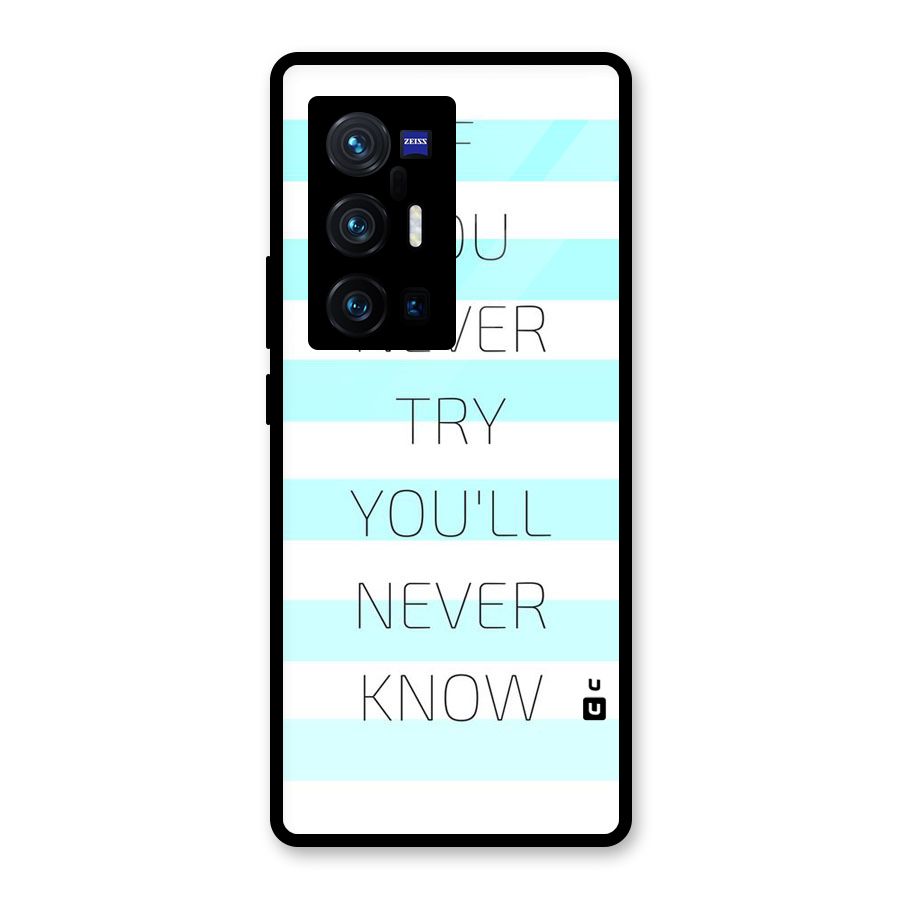 Try Know Glass Back Case for Vivo X70 Pro Plus