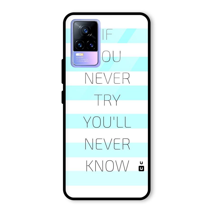 Try Know Glass Back Case for Vivo Y73