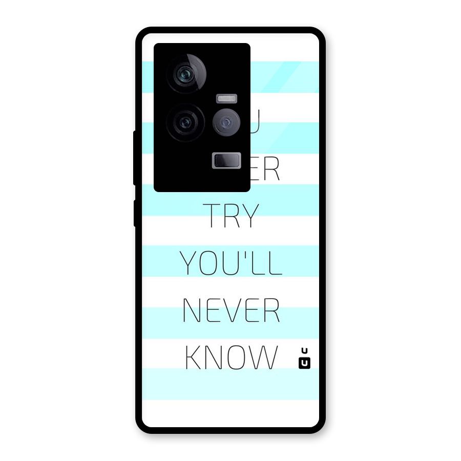 Try Know Glass Back Case for Vivo iQOO 11 5G