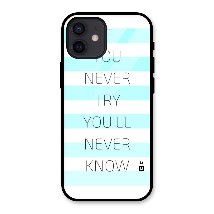 Try Know Glass Back Case for iPhone 12
