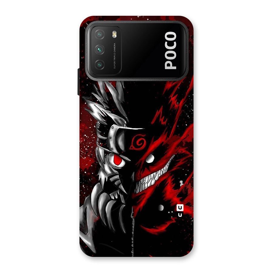 Two Face Naruto Back Case for Poco M3