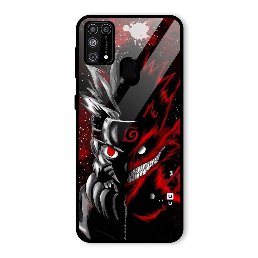 Two Face Naruto Glass Back Case for Galaxy F41