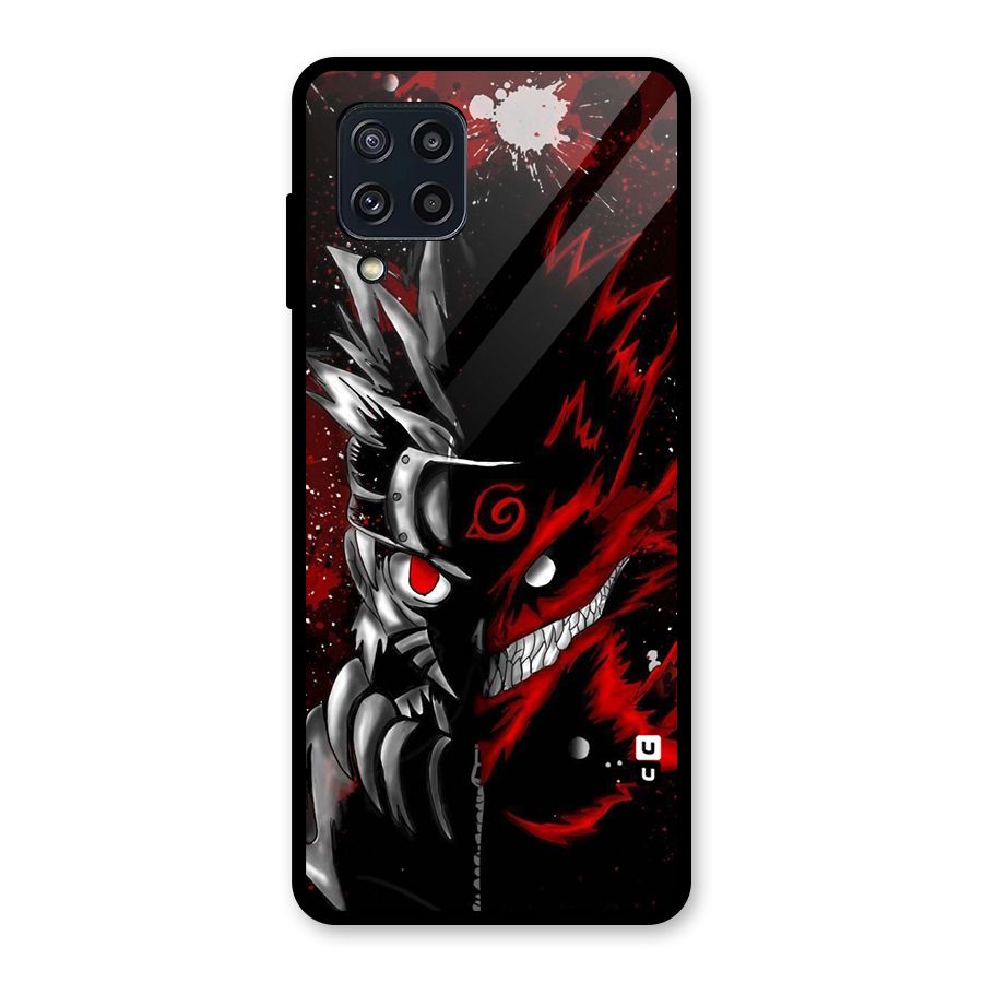 Two Face Naruto Glass Back Case for Galaxy M32