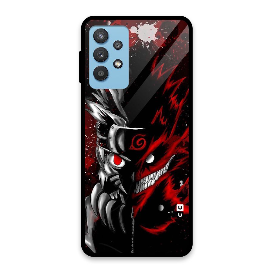 Two Face Naruto Glass Back Case for Galaxy M32 5G