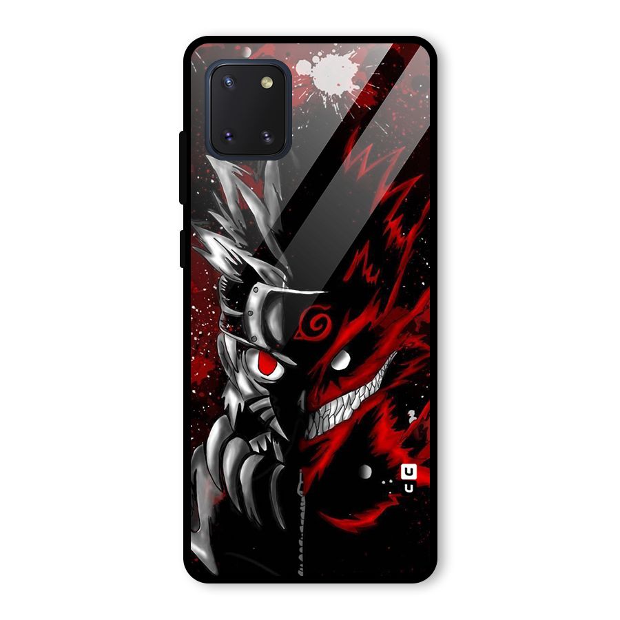 Two Face Naruto Glass Back Case for Galaxy Note 10 Lite