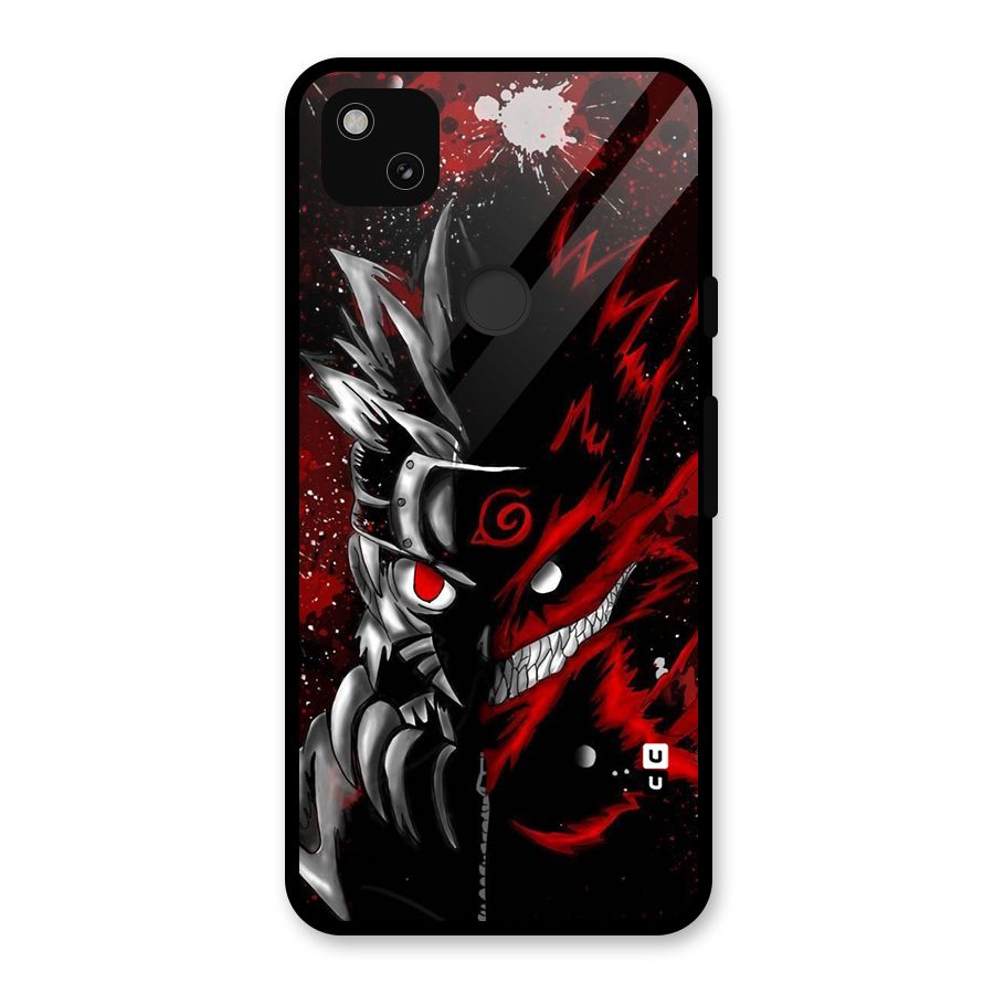 Two Face Naruto Glass Back Case for Google Pixel 4a