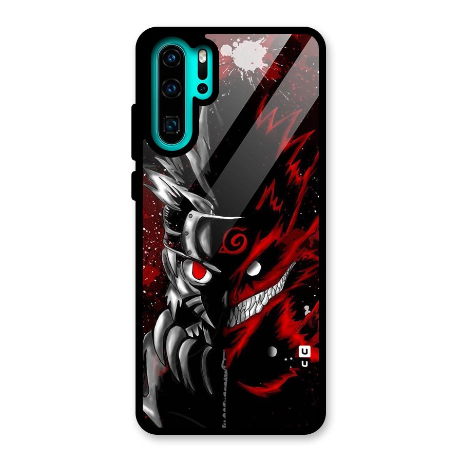 Two Face Naruto Glass Back Case for Huawei P30 Pro