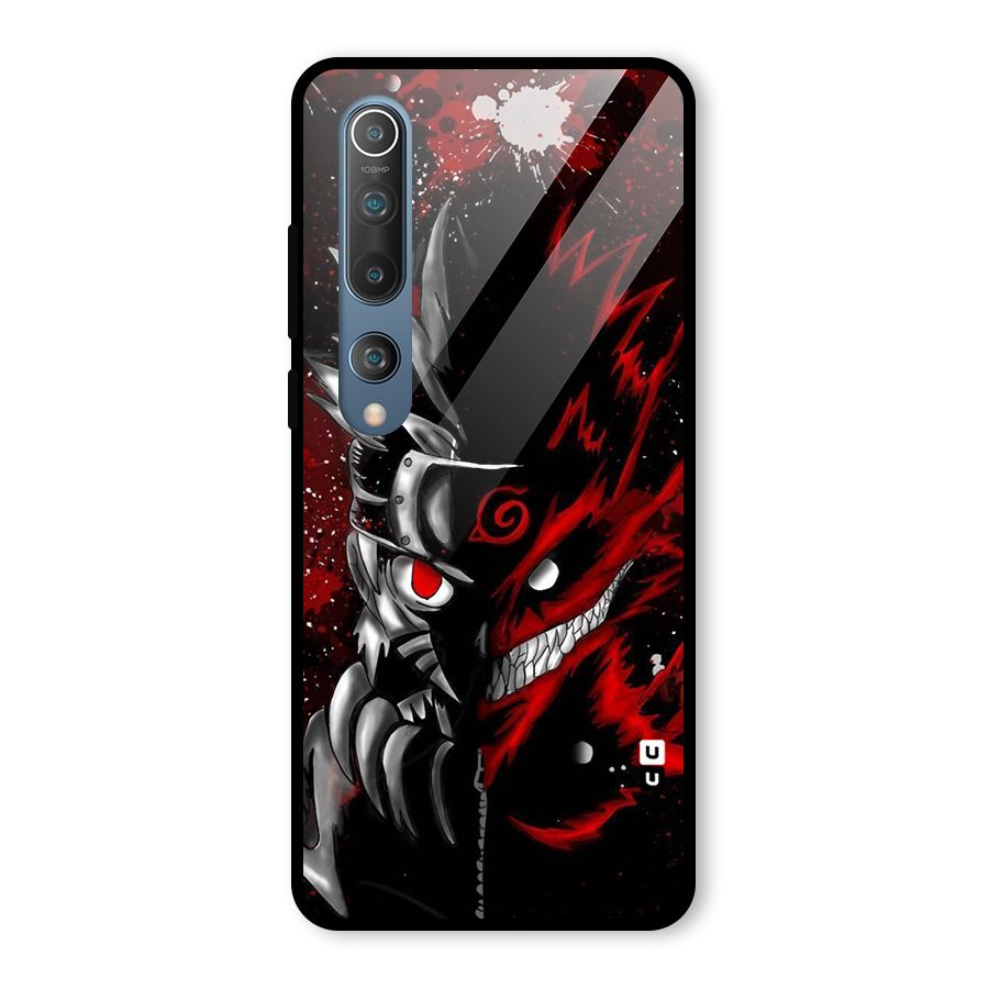 Two Face Naruto Glass Back Case for Mi 10