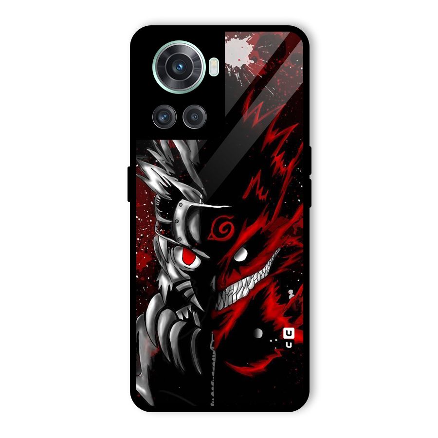 Two Face Naruto Glass Back Case for OnePlus 10R