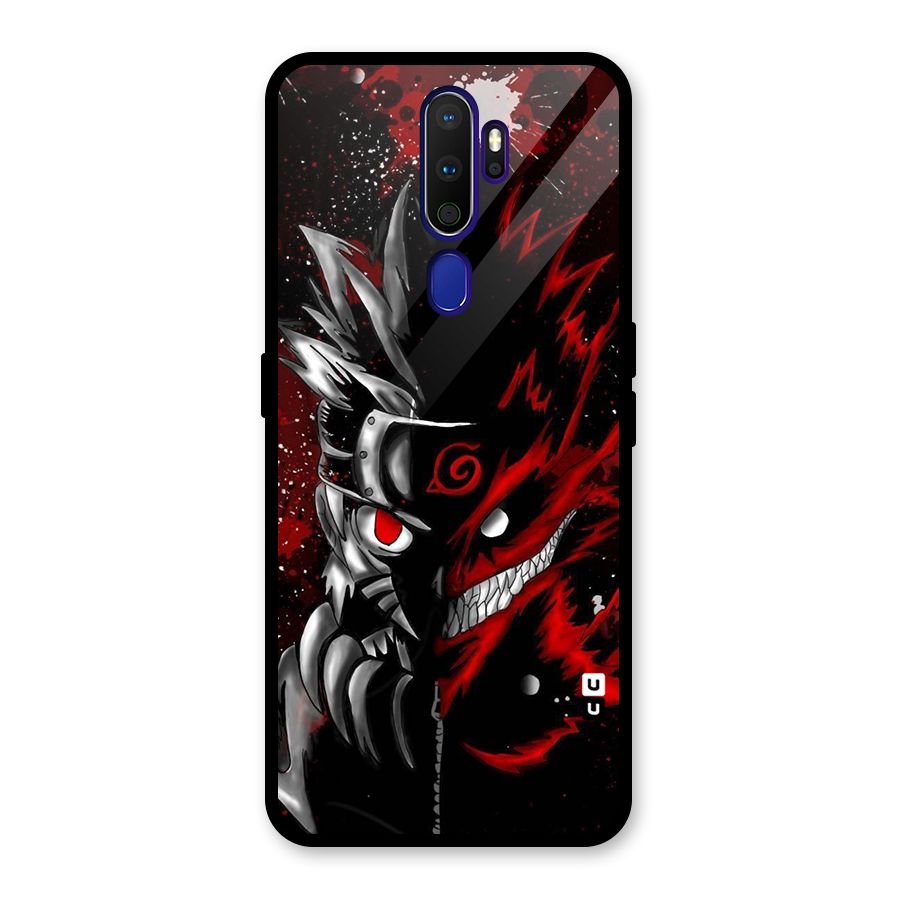 Two Face Naruto Glass Back Case for Oppo A9 (2020)
