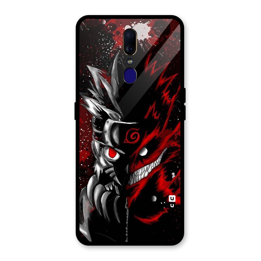 Two Face Naruto Glass Back Case for Oppo F11