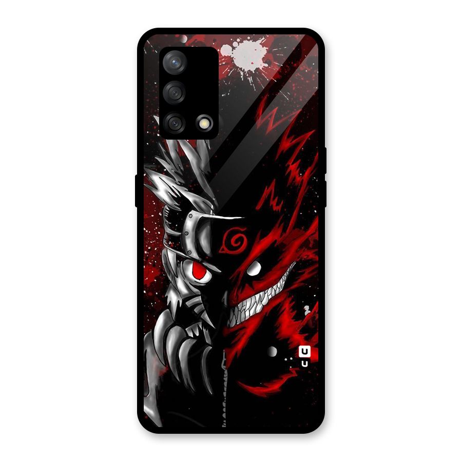 Two Face Naruto Glass Back Case for Oppo F19