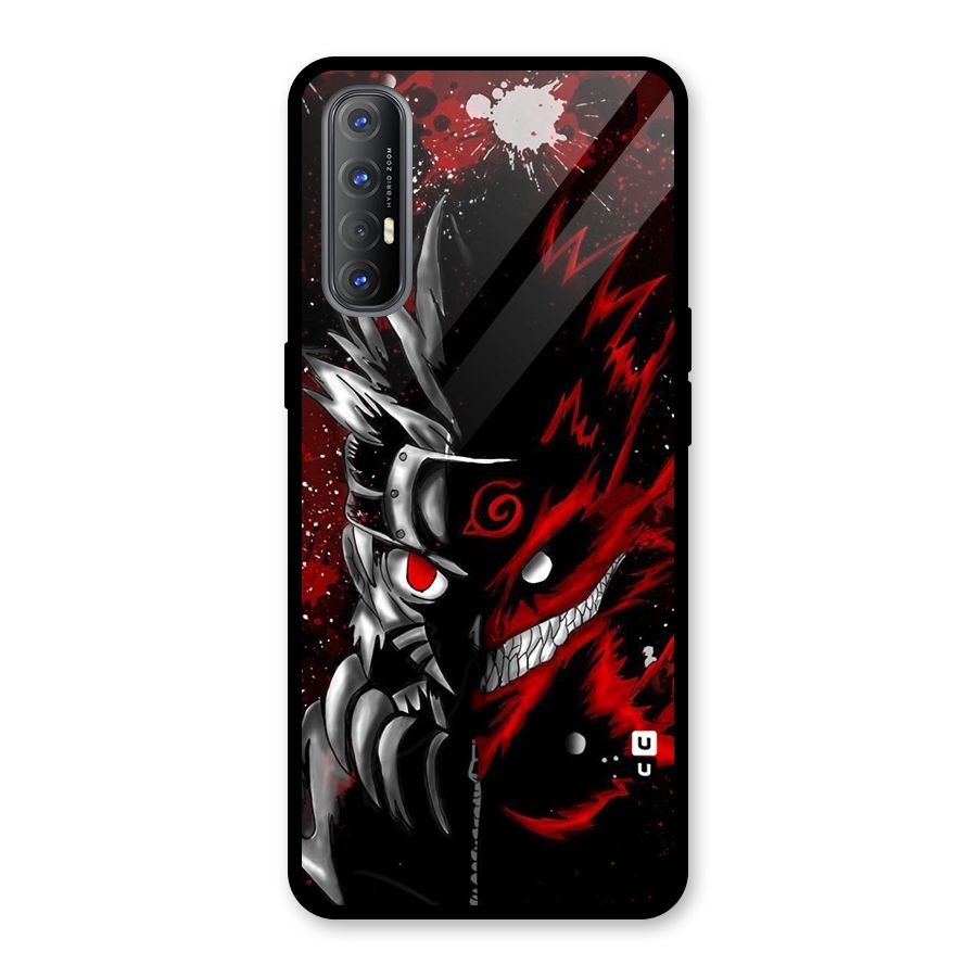 Two Face Naruto Glass Back Case for Oppo Reno3 Pro