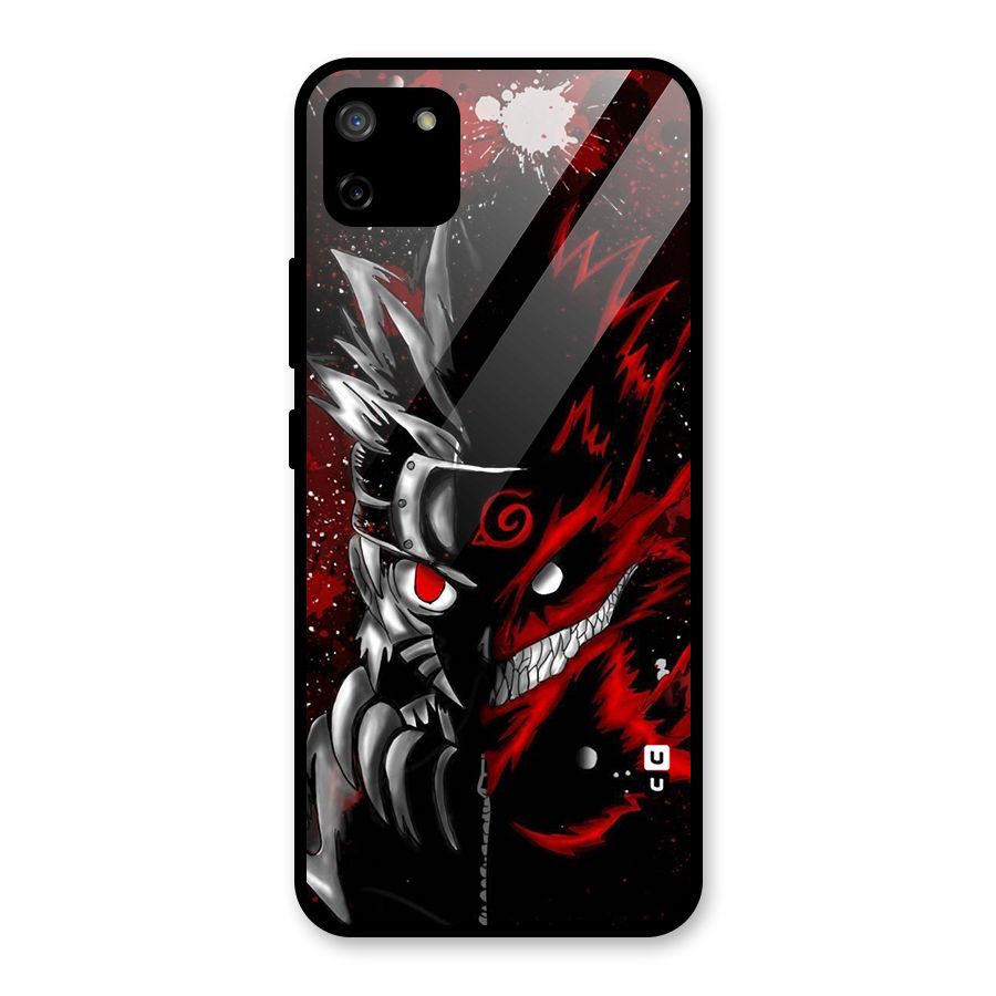 Two Face Naruto Glass Back Case for Realme C11