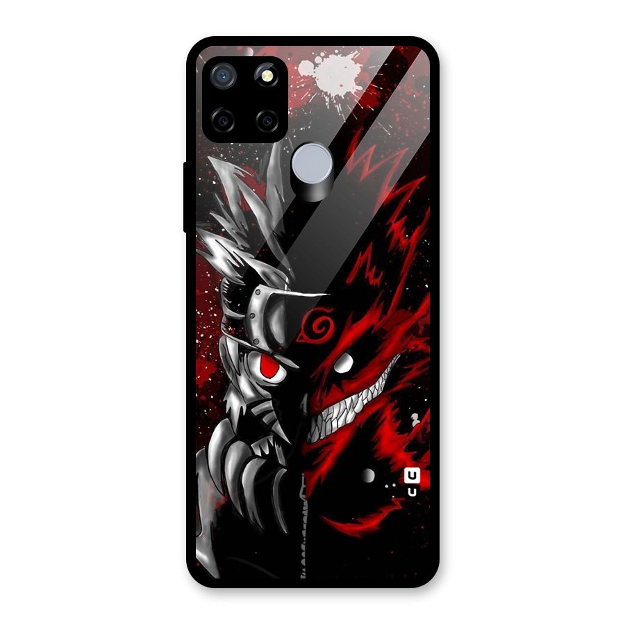 Two Face Naruto Glass Back Case for Realme C15