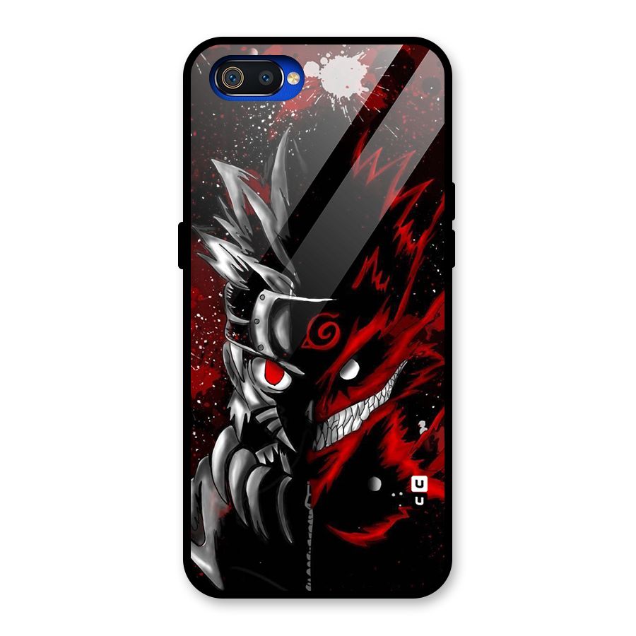 Two Face Naruto Glass Back Case for Realme C2
