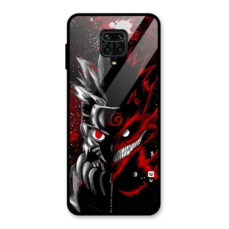 Two Face Naruto Glass Back Case for Redmi Note 10 Lite