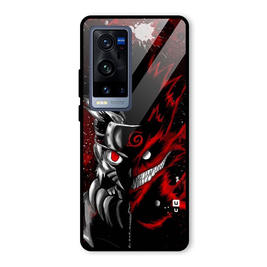 Two Face Naruto Glass Back Case for Vivo X60 Pro Plus