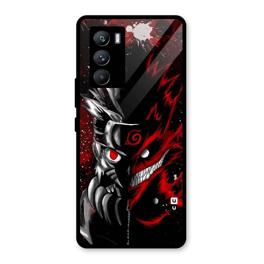 Two Face Naruto Glass Back Case for Vivo iQOO 9 SE