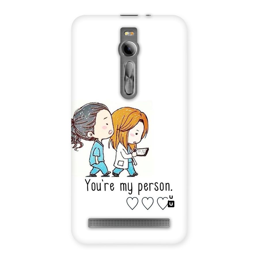 Two Friends In Coat Back Case for Asus Zenfone 2