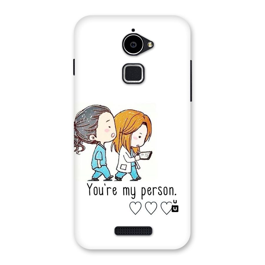 Two Friends In Coat Back Case for Coolpad Note 3 Lite