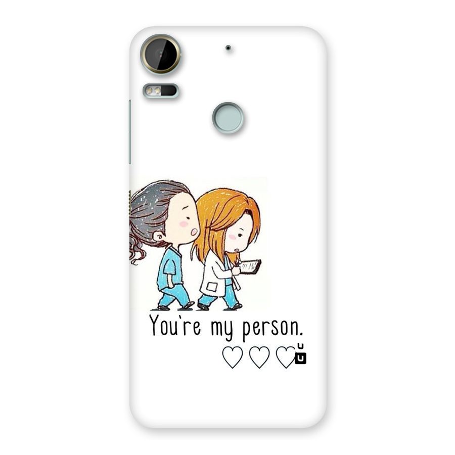 Two Friends In Coat Back Case for Desire 10 Pro