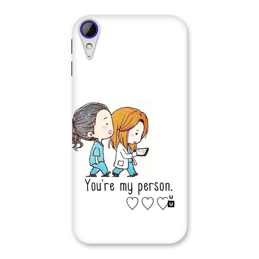 Two Friends In Coat Back Case for Desire 830
