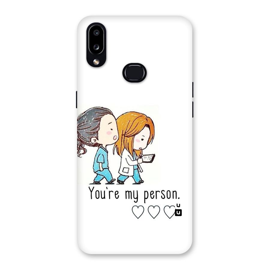 Two Friends In Coat Back Case for Galaxy A10s