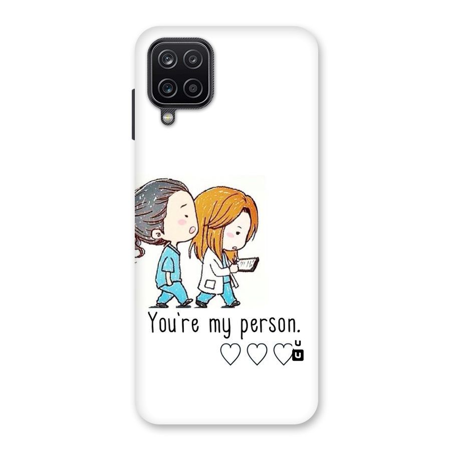 Two Friends In Coat Back Case for Galaxy A12