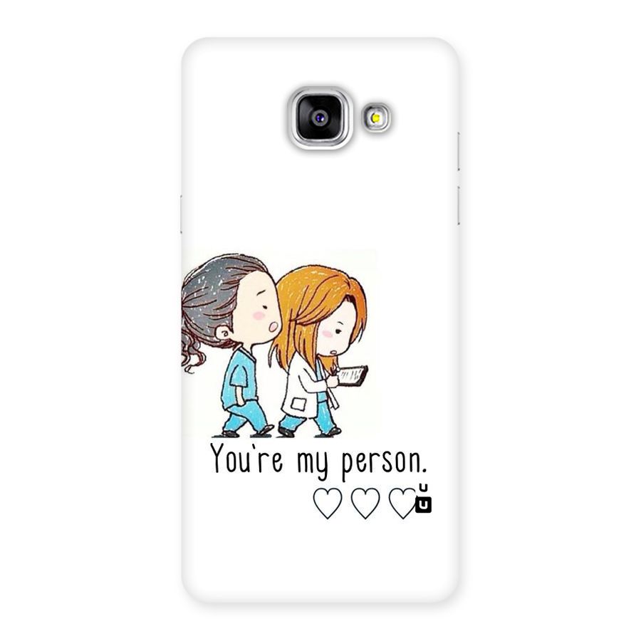 Two Friends In Coat Back Case for Galaxy A5 2016