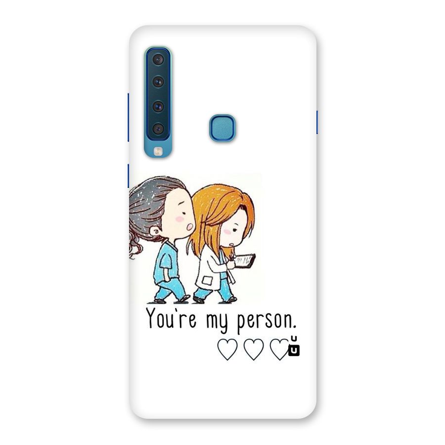 Two Friends In Coat Back Case for Galaxy A9 (2018)