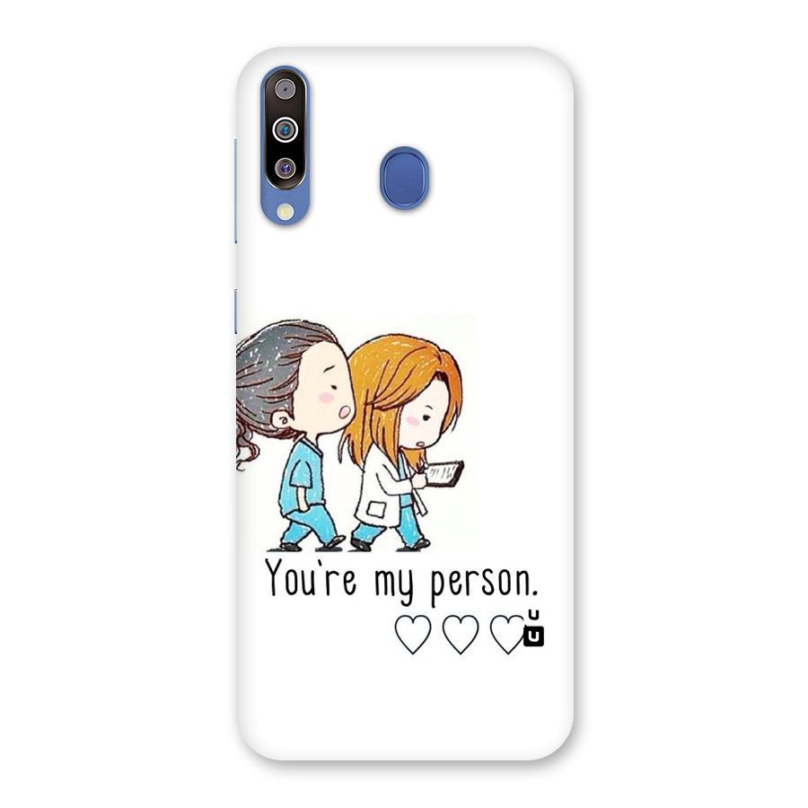 Two Friends In Coat Back Case for Galaxy M30