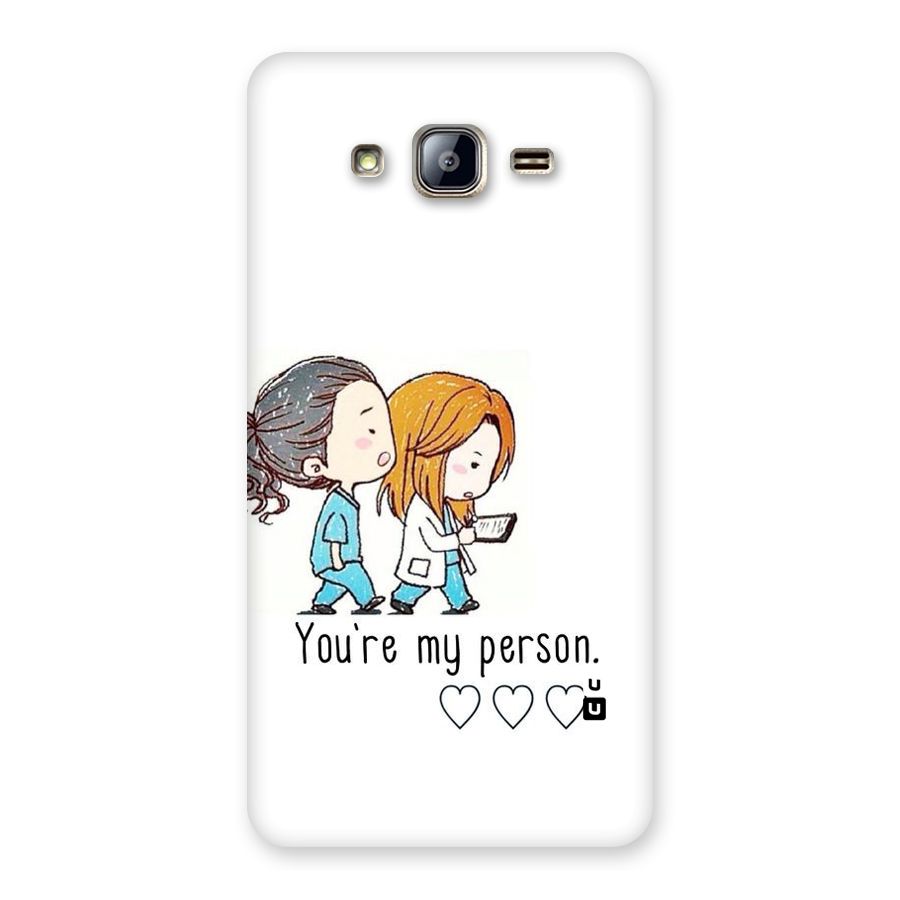 Two Friends In Coat Back Case for Galaxy On5