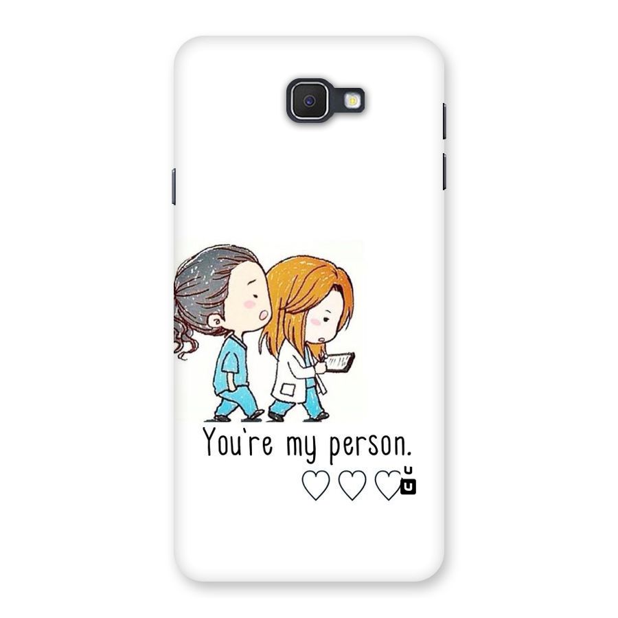 Two Friends In Coat Back Case for Galaxy On7 2016