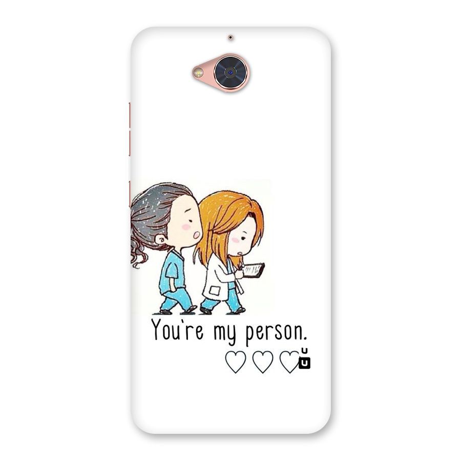 Two Friends In Coat Back Case for Gionee S6 Pro