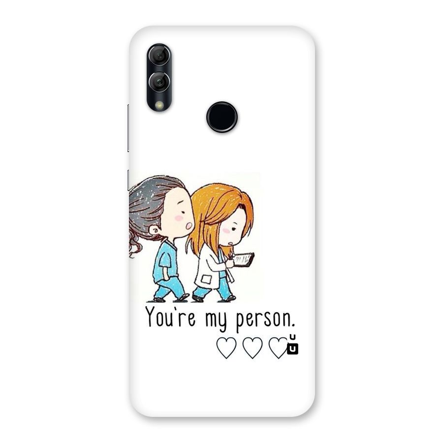Two Friends In Coat Back Case for Honor 10 Lite