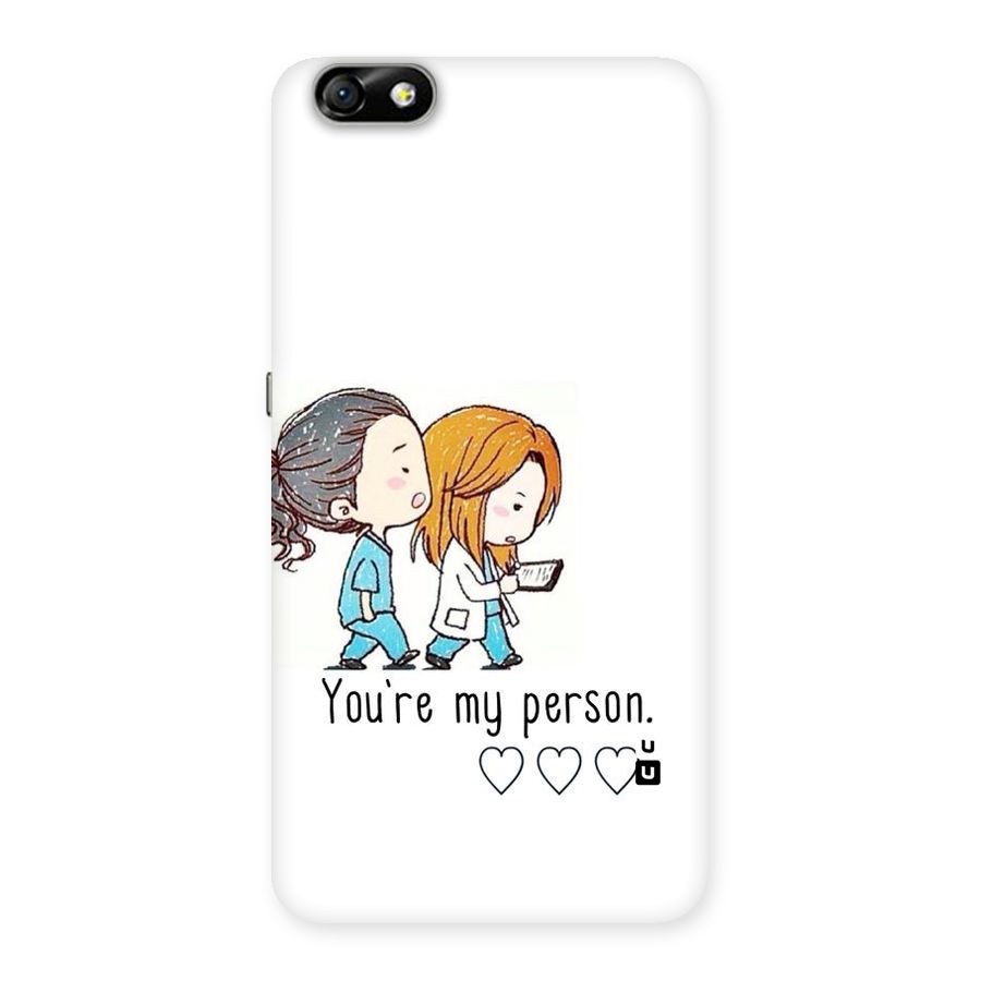 Two Friends In Coat Back Case for Honor 4X