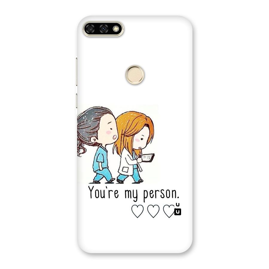 Two Friends In Coat Back Case for Honor 7A