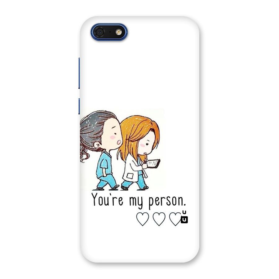 Two Friends In Coat Back Case for Honor 7s