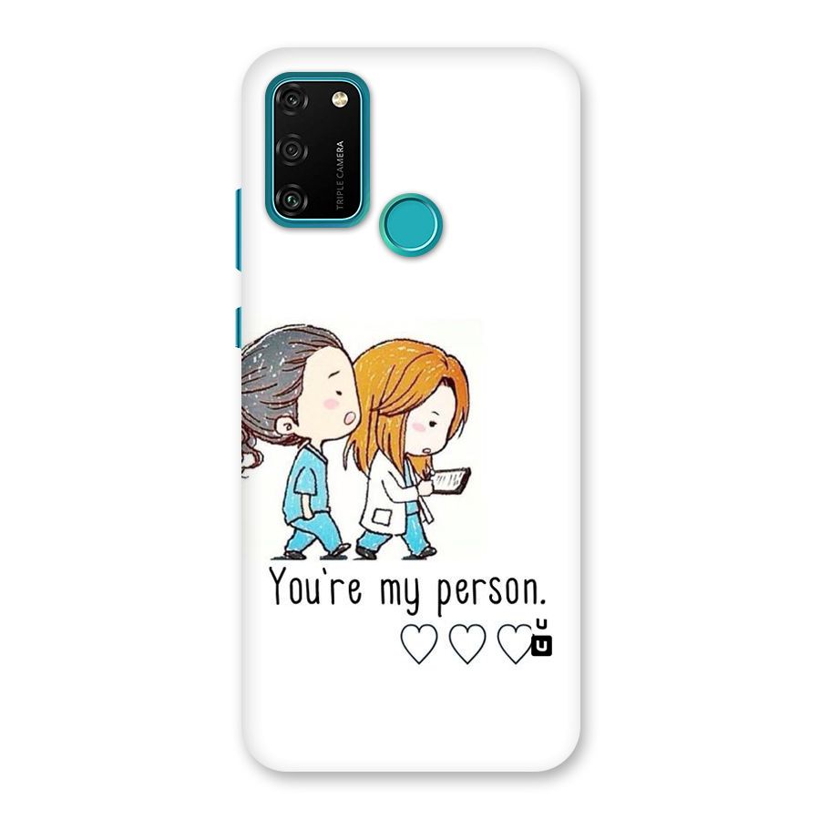 Two Friends In Coat Back Case for Honor 9A