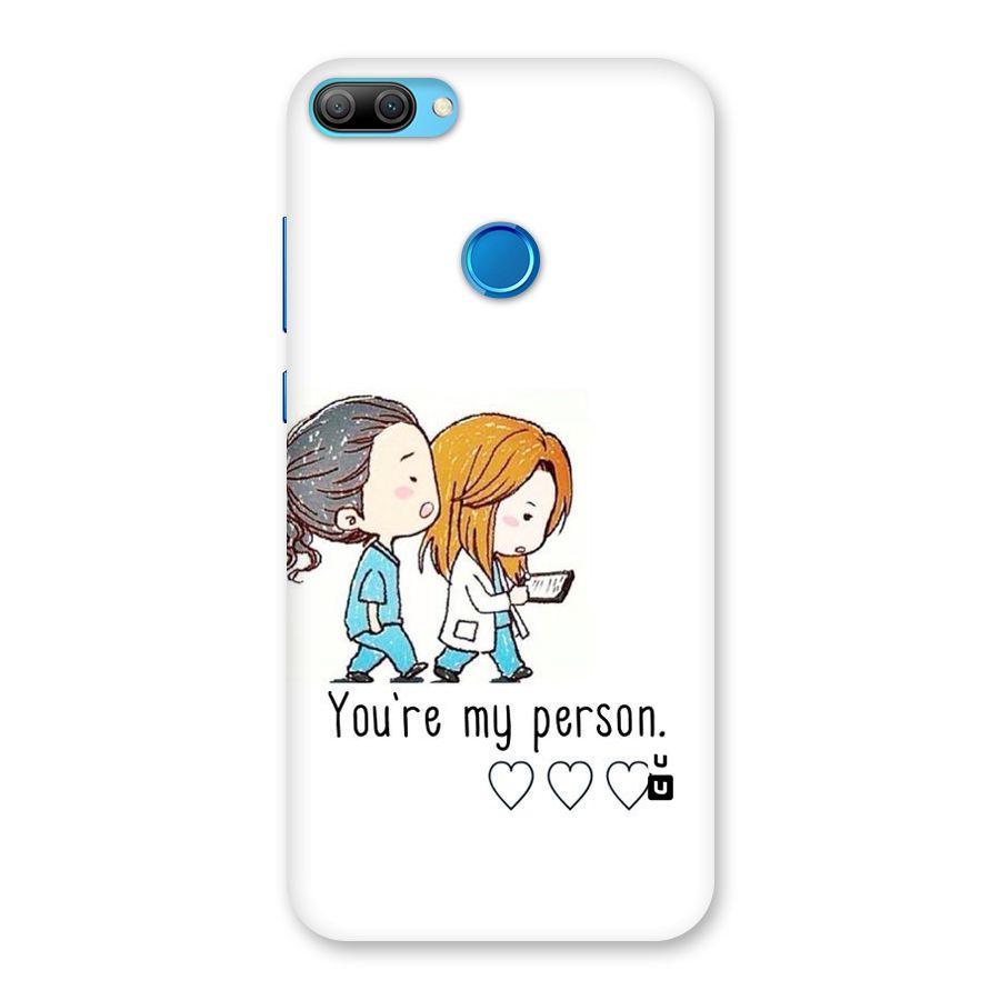 Two Friends In Coat Back Case for Honor 9N