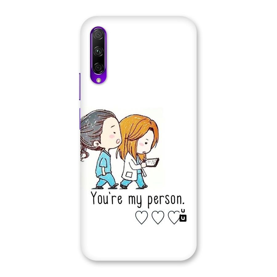 Two Friends In Coat Back Case for Honor 9X Pro