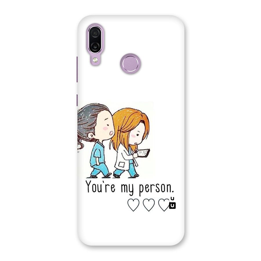 Two Friends In Coat Back Case for Honor Play