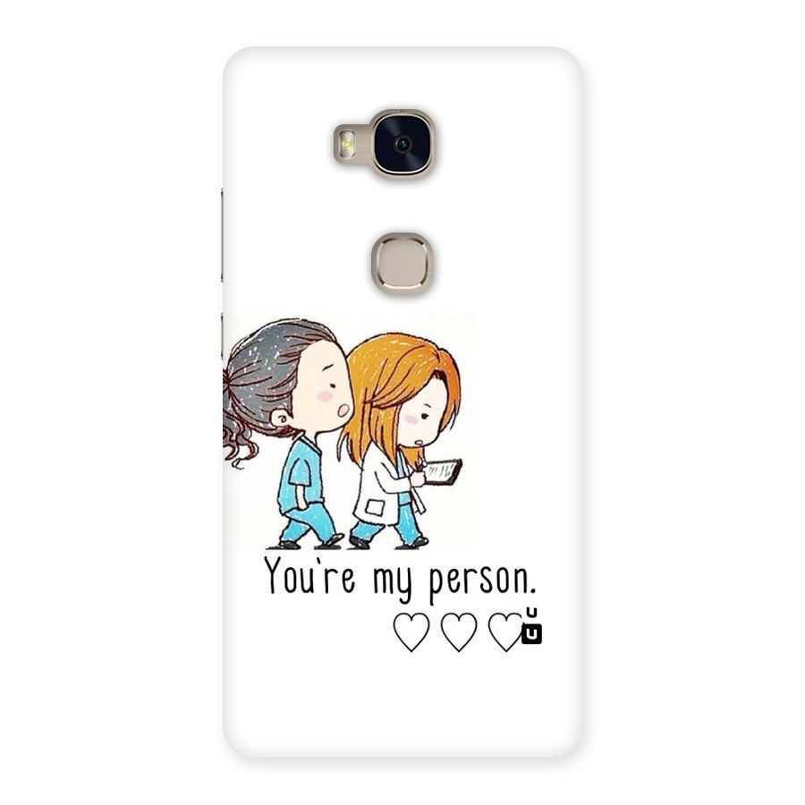 Two Friends In Coat Back Case for Huawei Honor 5X
