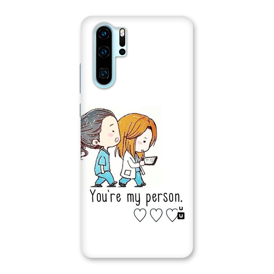 Two Friends In Coat Back Case for Huawei P30 Pro