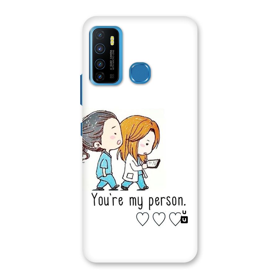 Two Friends In Coat Back Case for Infinix Hot 9