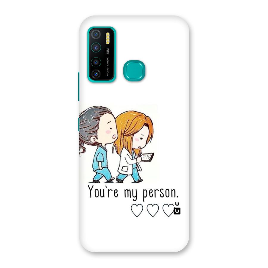 Two Friends In Coat Back Case for Infinix Hot 9 Pro